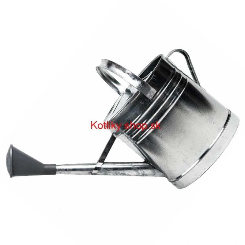 Pozinkovaná krhlica ružicou s 12 l (plechová)