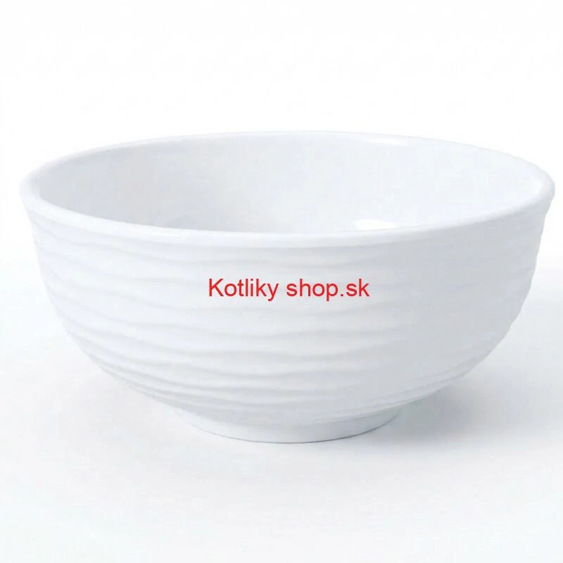 Prémiová biela miska s kamennou štruktúrou 750 ml