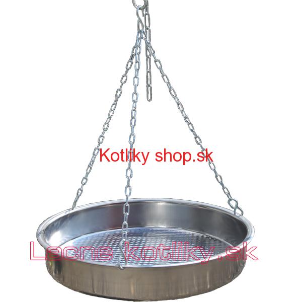 Nerezová panvica s retiazkou 42 cm