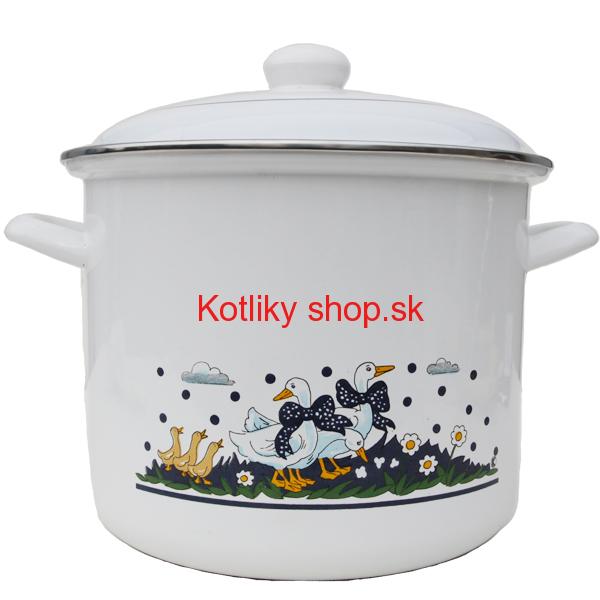 Smaltovaný hrniec 3,5 L Kačička