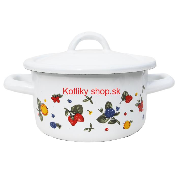 Smaltovaný kastról 14 cm (ovocie)