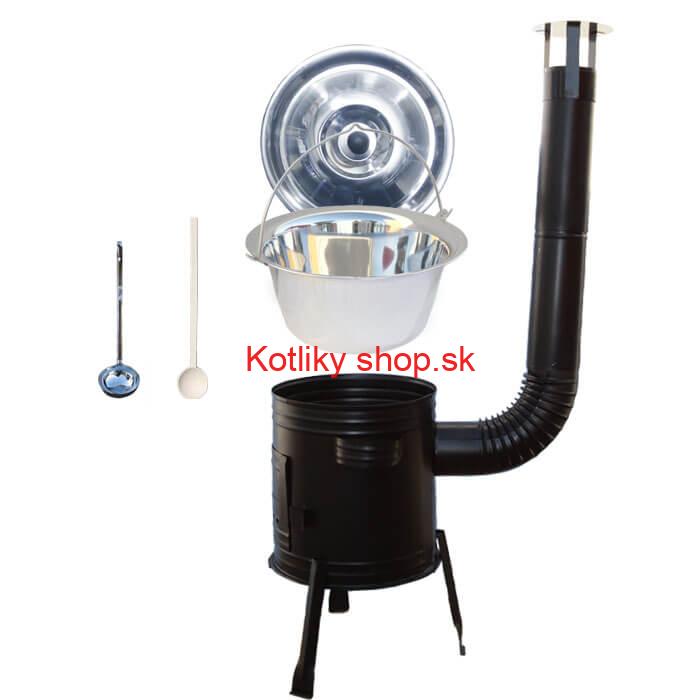 Antikorový kotlík 14 L (0,8 mm) + kovová kotlina 36 CLASSIC (KOV)