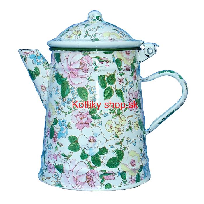 Smaltovaná kanvica 1 L VZOR