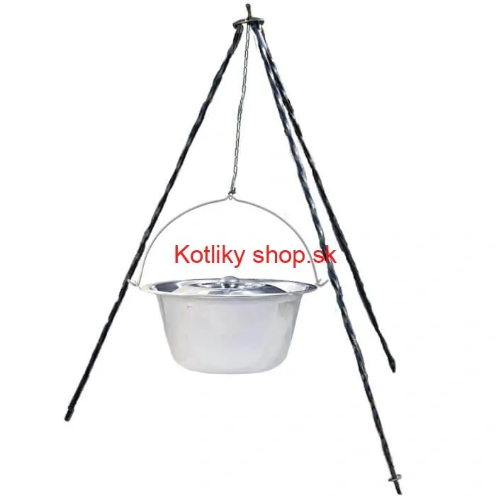 Nerezový kotlík 10 L INOX + pokrievka + stojan CLASSIC