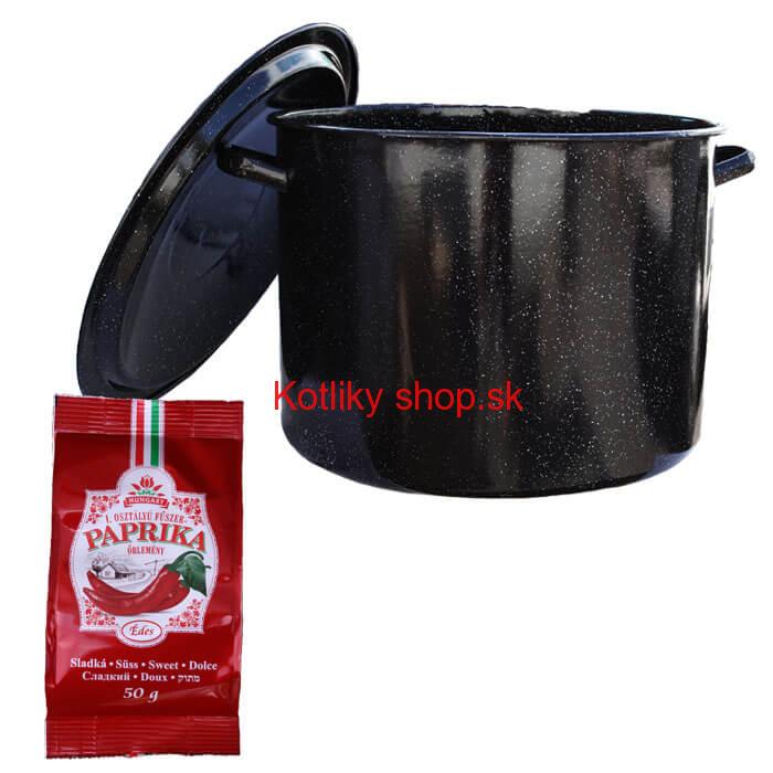 Smaltovaný hrniec 50 L + Paprika 50 g