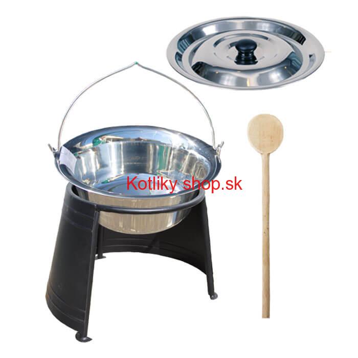 Antikorový kotlík 22 L + chránič plameňa