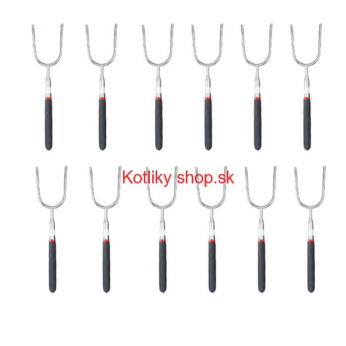 Vidličky na opekanie 24,5 cm - 84,5 cm – teleskopické 12 ks