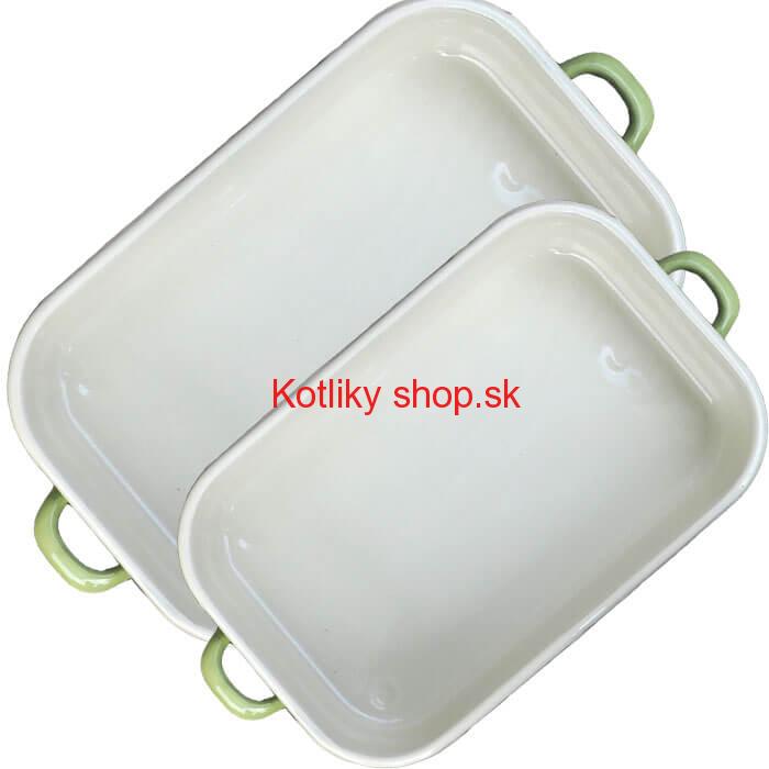 Smaltovane pekáče GREEN 2 ks