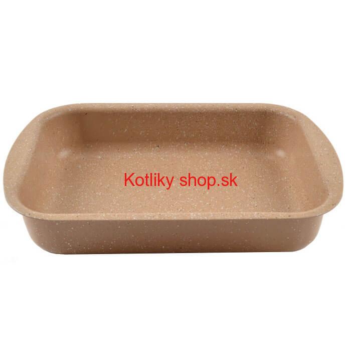 Pekáč s granitovým povrchom 34 x 24 cm hnedý Granit Line