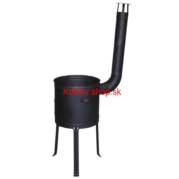 Kotlina 39 cm, vysoká + žiaruvzdorná farba Plus 700