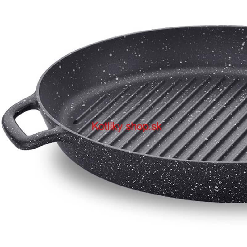 Grilovacia panvica s uškami 35 x 25 Grill Plus Volkanit