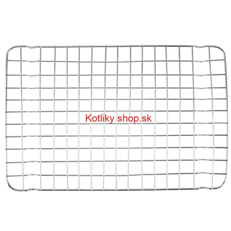 Nerezový rošt na pekáč na grilovanie a pečenie 39 x 25 cm