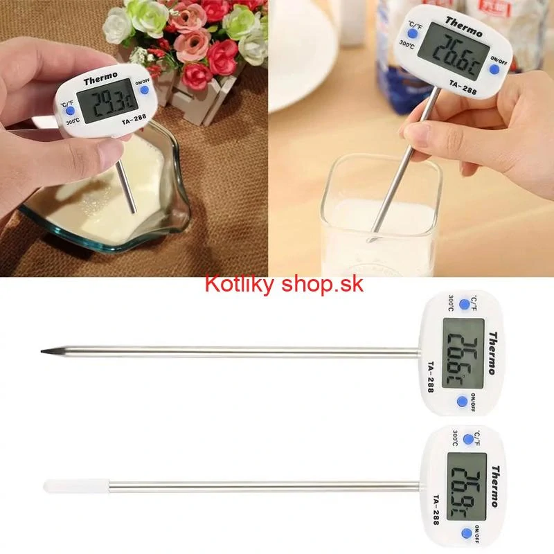 Kuchynský digitálny teplomer