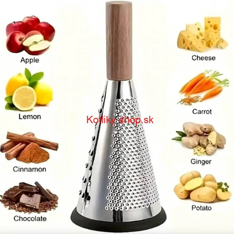 Strúhadlo s rukoväťou z akáciového dreva