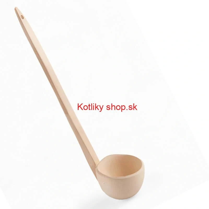 Drevená naberačka veľká 57 cm