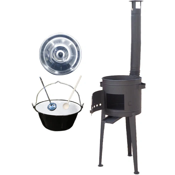 Smaltovaný kotlík 30 L (1,2 mm) + vysoká kotlina 47 cm (2 mm) HODO PLUS 600