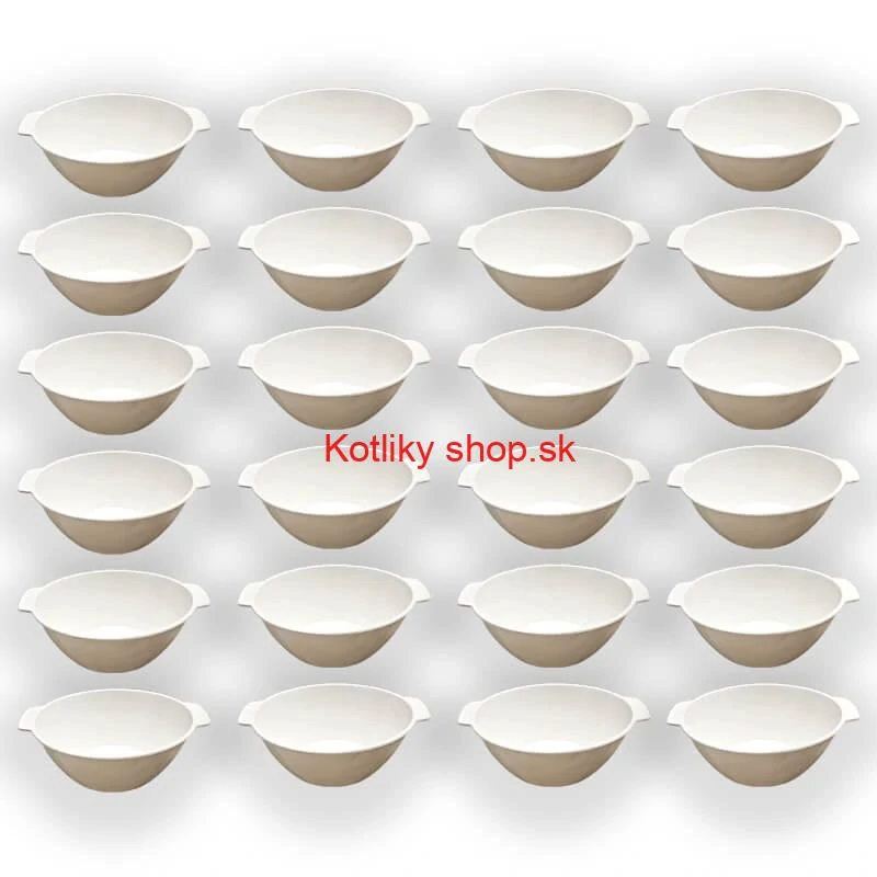 Sada 24 ks: Plastová miska na fajnový kotlíkový guláš a polievky – 500 ml