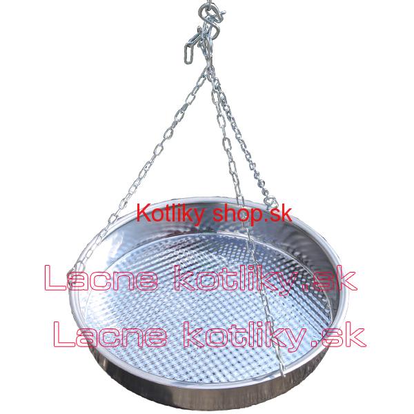 Nerezová panvica s retiazkou 42 cm