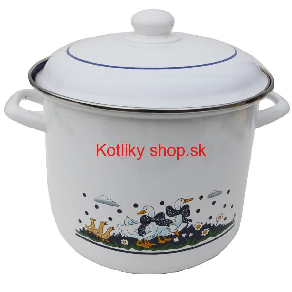 Smaltovaný hrniec 3,5 L Kačička