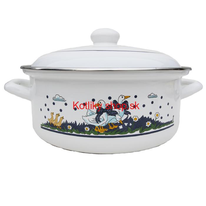 Smaltovaný kastról 16 cm