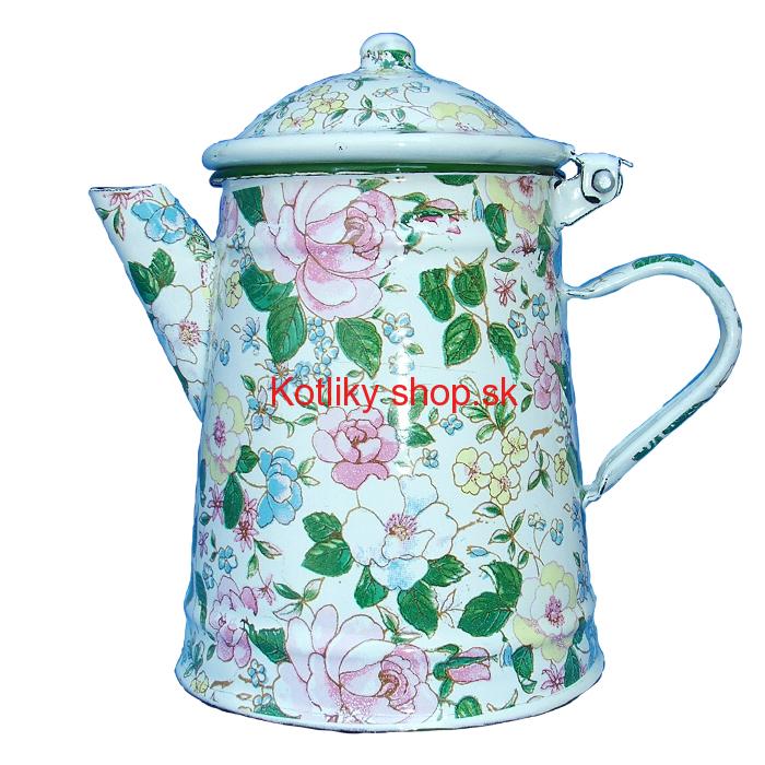 Smaltovaná kanvica 1 L VZOR