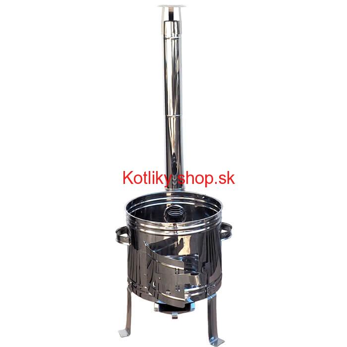 Nerezová kotlina s antikorovou úpravou 36 cm INOX