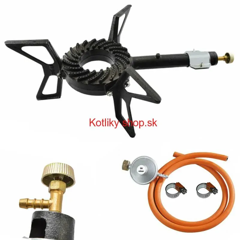 Horák - plynový varič 7,5 kW HU + pripojovacie príslušenstvo