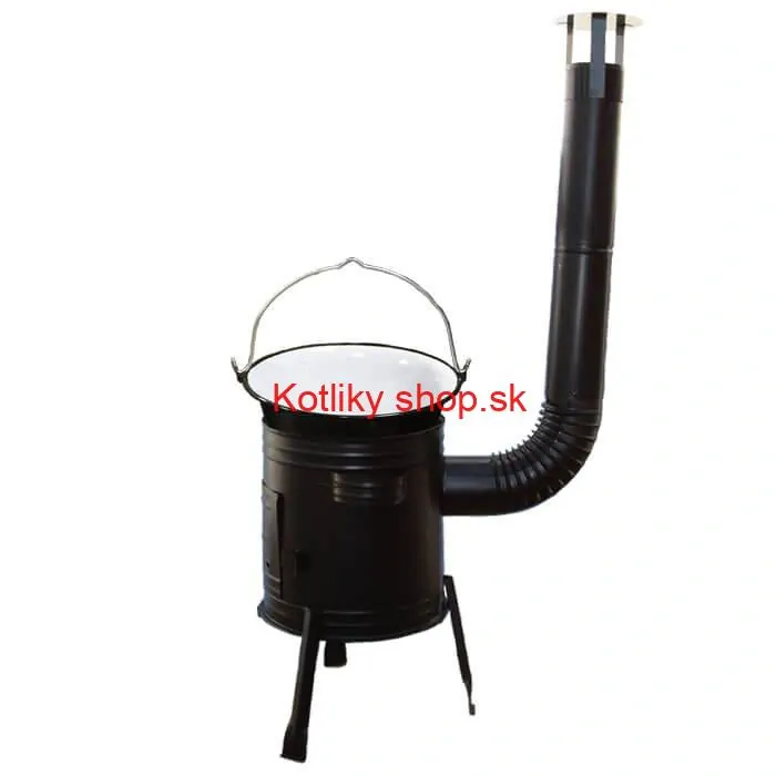 Smaltovaný kotlík 25 L (1,2 mm) + kovová kotlina 42 CLASSIC (KOV) Easy party