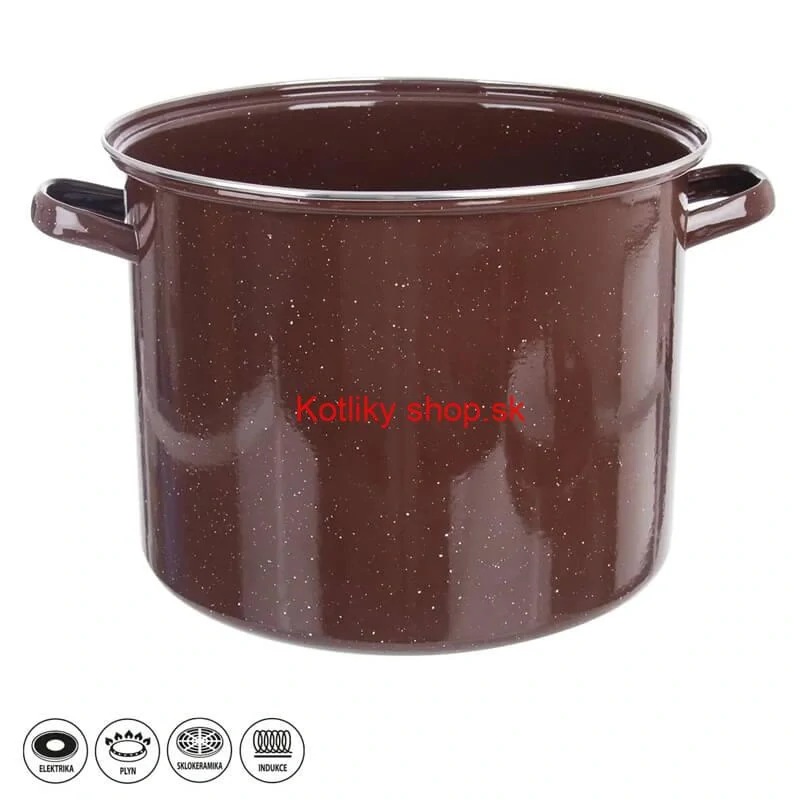 Hrniec hrubostenný smaltovaný + pokrievka 20 l FALCO + korenie na guláš - sladké 100 g