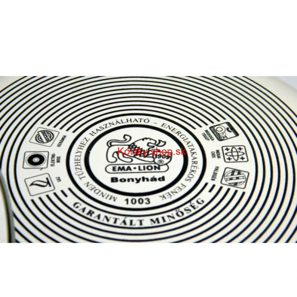 Smaltovaný hrniec s kvetinovým vzorom – Trnky 3 l + pokrievka