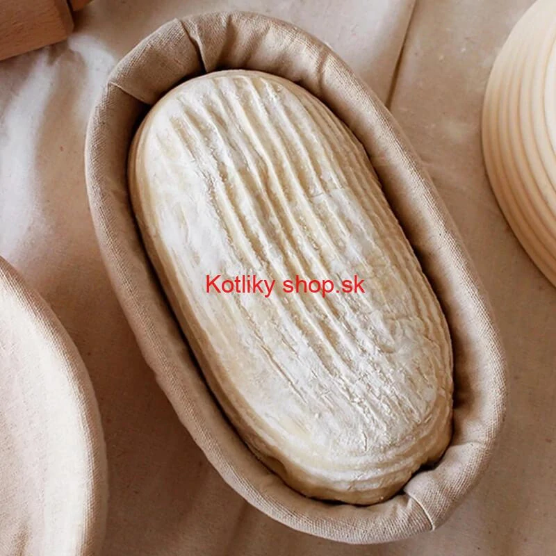 Ratanová miska na kysnutie chleba – oválna