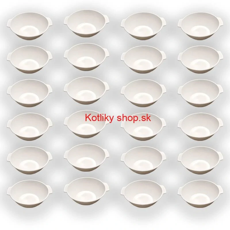 Sada 24 ks: Plastová miska na fajnový kotlíkový guláš a polievky – 750 ml