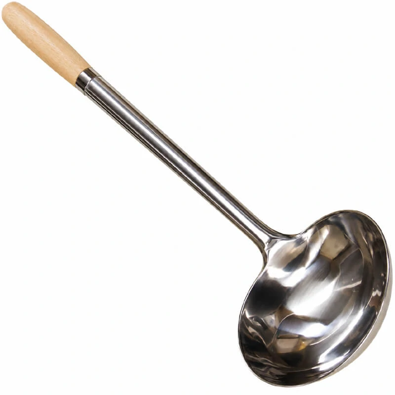 Antikorová naberačka 250 ml s drevenou rúčkou – 51,5 cm