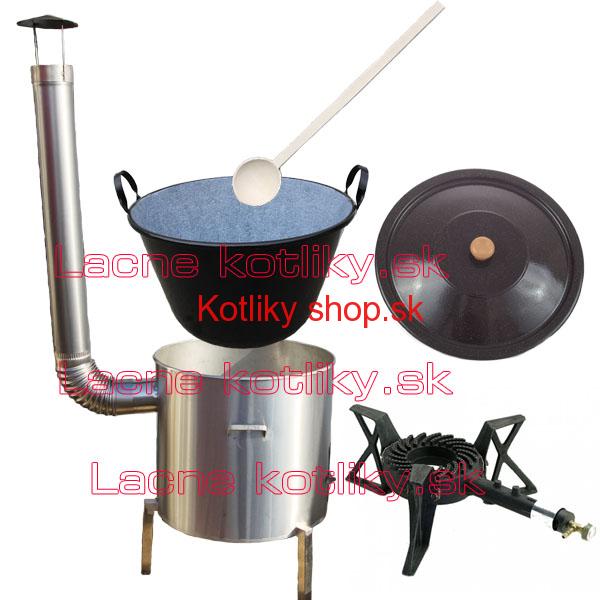 Zabíjačková nerezová súprava 50 L + horák 7,5 kW