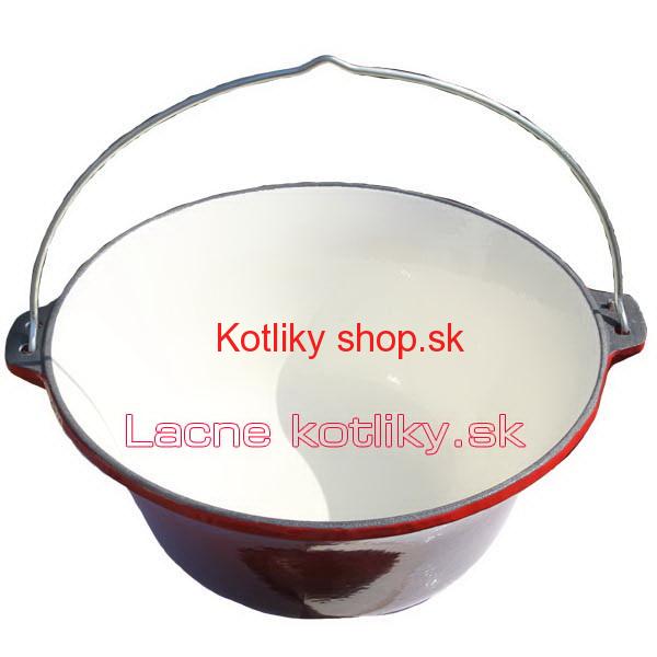 Liatinový kotlík 10,8 L – smaltovaný povrch