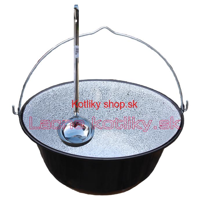 Smaltovaný kotlík 20 L + antikórová naberačka