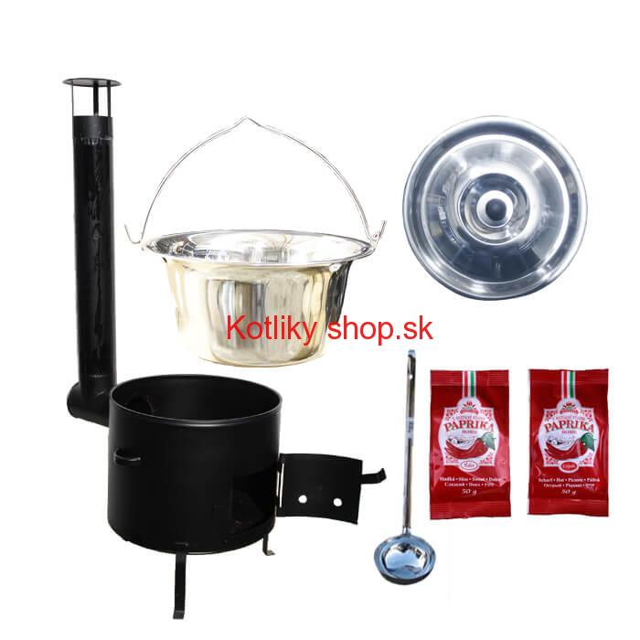Kotlíkový gulášový set 36 CLASSIC + 15 L antikorový kotlík (1,2 mm)