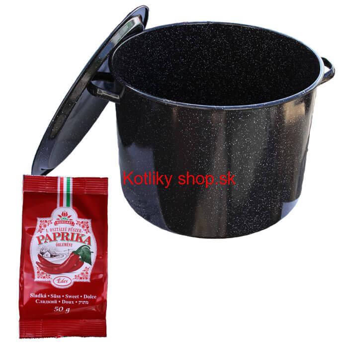 Smaltovaný hrniec 50 L + Paprika 50 g