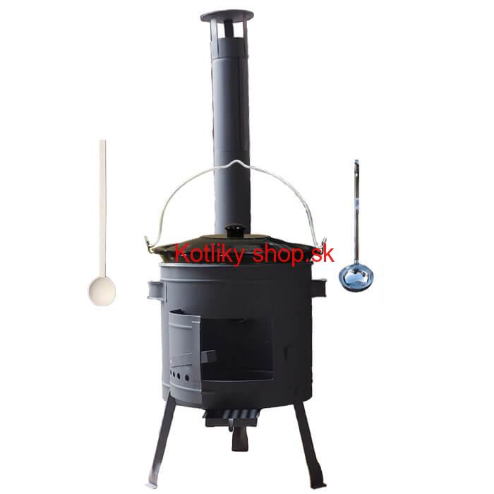 Kotlíkový gulášový set 42 PLUS 600 + smaltovaný kotlík 25 L