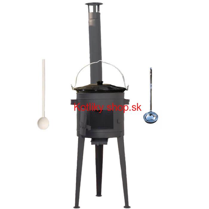 Kotlíkový gulášový set 42 PLUS 600 + smaltovaný kotlík 25 L