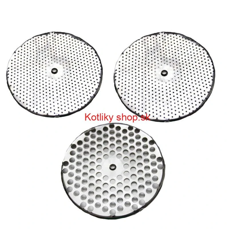 Pasírovač ORIGINAL z nehrdzavejúcej ocele – 3 výmenné sitá