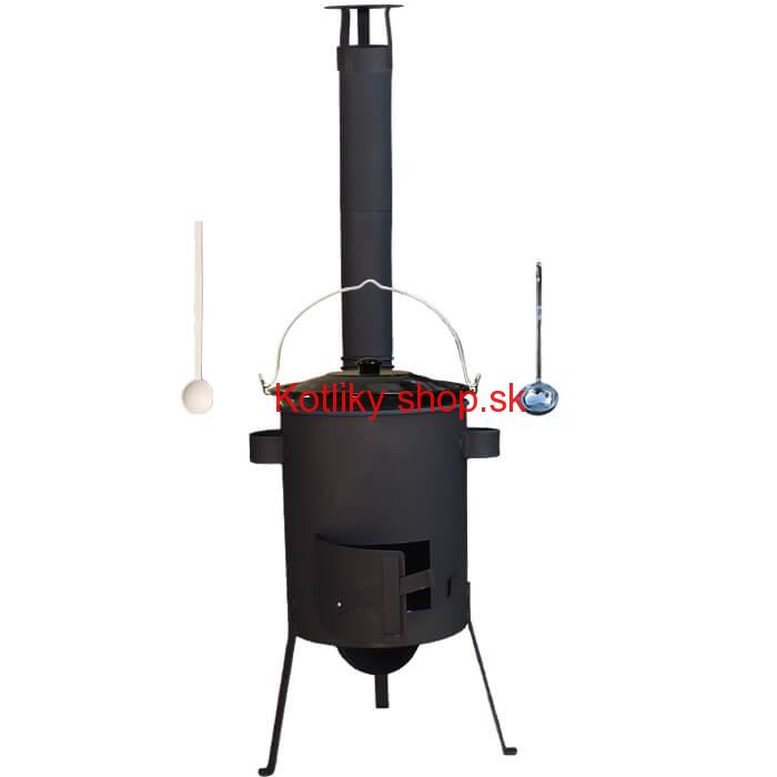 Smaltovaný kotlík 20 L + žiaruvzdorná kotlina 42 PLUS 600 4 MM