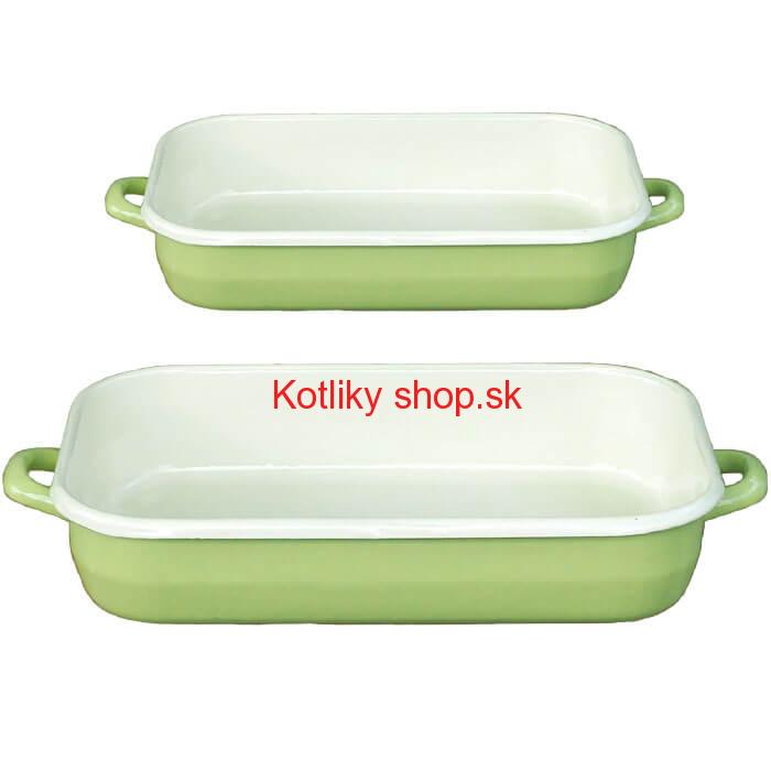 Smaltovane pekáče GREEN 2 ks