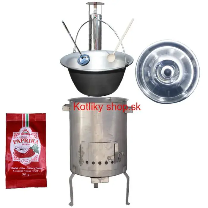 Nerezový kotlík 30 L (1,5 mm) + nerezová kotlina (1,5 mm) 45 cm STRONG EXCLUSIVE