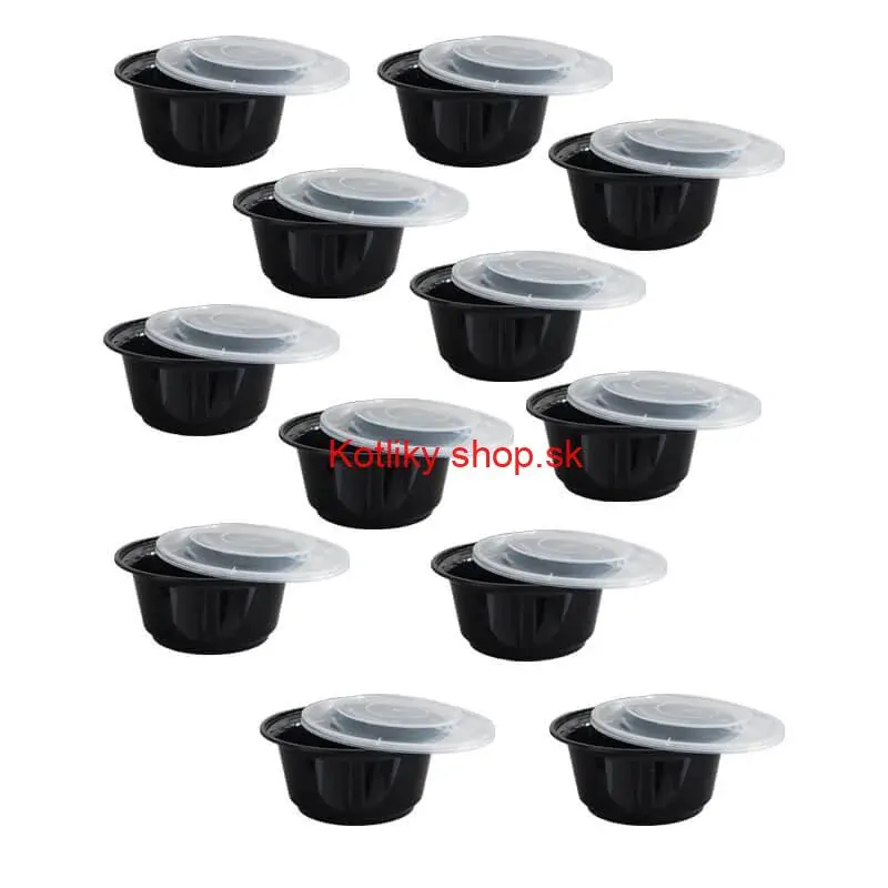 Smaltovaný kotlík 13 L + kovová kotlina 36 KOV + misky 12 ks