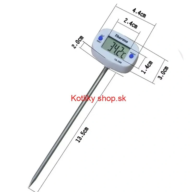 Kuchynský digitálny teplomer