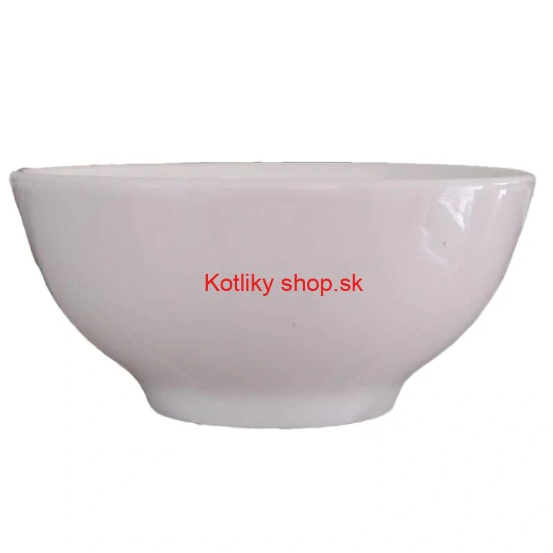 Keramické misky na servírovanie gulášu 15 cm 6 ks biele