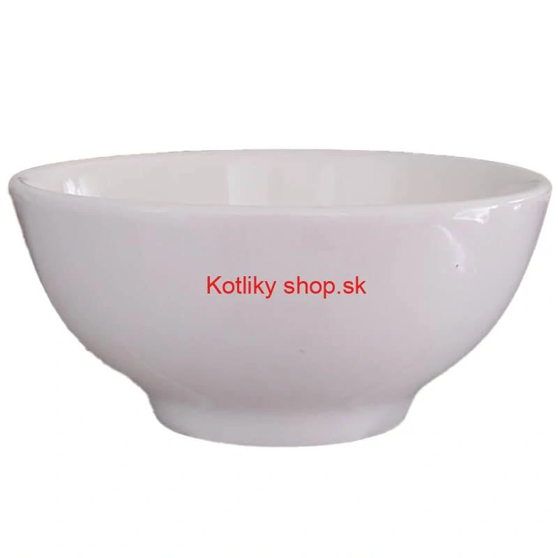 Keramické misky na servírovanie gulášu 15 cm 12 ks biele