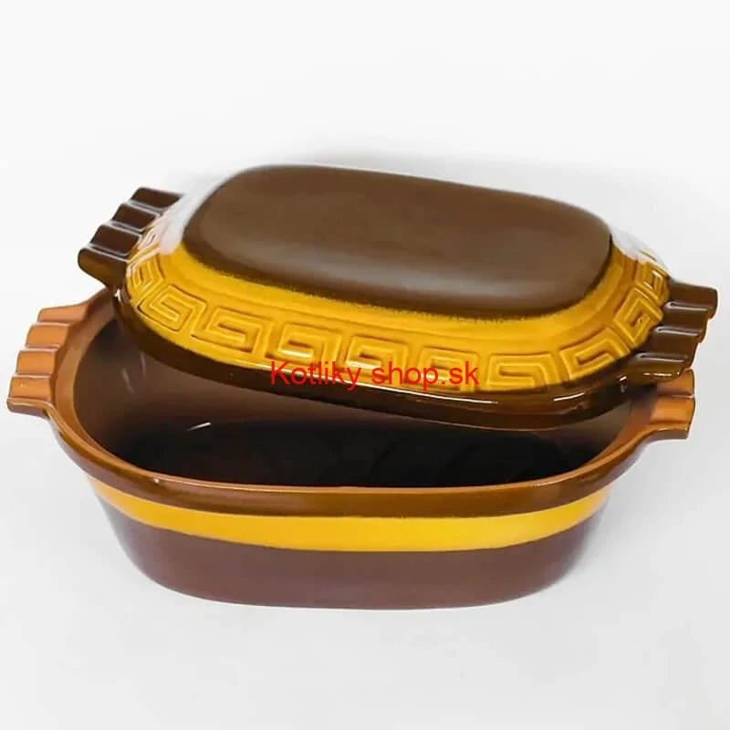 Rímska misa / pekáč z glazovanej terakotovej hliny 6 l