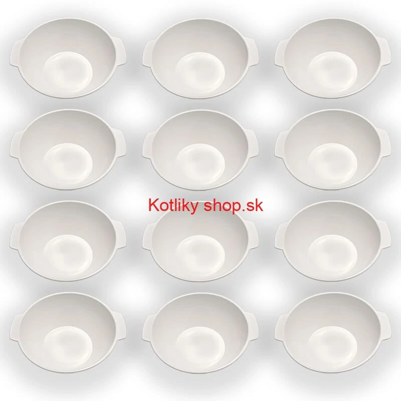 Sada 12 ks: Plastová miska na fajnový kotlíkový guláš a polievky – 500 ml